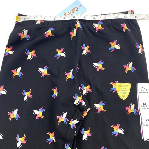 Cat & Jack Girls Size XL 14/16 Pull-On Legging Unicorn Black - Picture 6 of 9