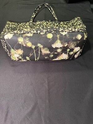 $2260 GIVENCHY FLORAL COATED CANVAS BABYS BREATH LARGE ANTIGONA