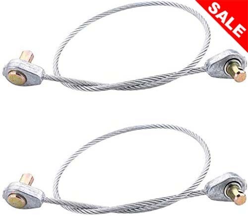 Paquete de 2 cables de elevación de plataforma de cortacésped para Cub Cadet MTD Troy-Bilt Craftsman Ryobi 746-096 - Imagen 6 de 9