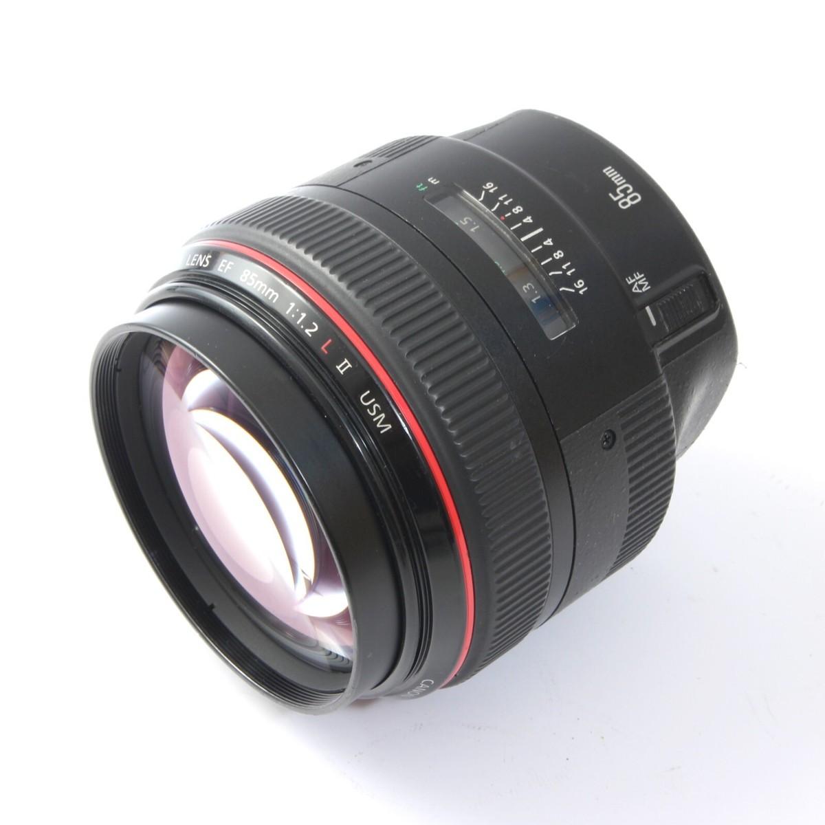 with Hood] Canon EF 85mm f1.2 L II USM ULTRASONIC Lens From JAPAN