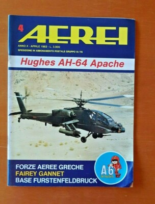 Luftfahrtmagazin FLUGZEUGE 1982 Jahr 10 Nr. 4 - HUGHES AH - 64 APACHE / GRUMMAN A- 6