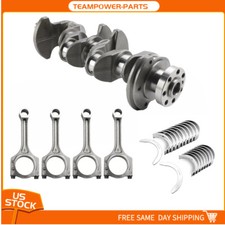 Engine Crankshaft Con Rods & Bearing Set For 2012-2019 Hyundai KIA SOUL RIO 1.6L