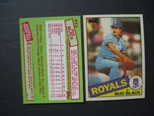 ROYALS TIFFANY BASEBALL CARDS You Pick Choose TOPPS 1985 1986 1987 Rare