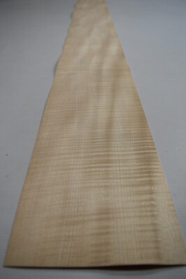 Figürliches Bergahornfurnier - flexible Echtholzplatte - 2200 mm x 170 mm (86'' x 6,7'')