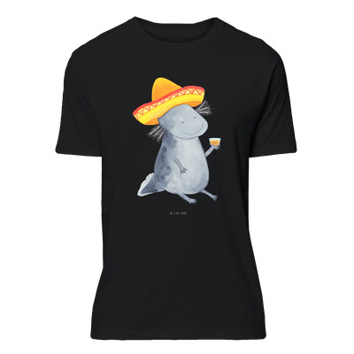 Größe S T-Shirt Axolotl Tequila - Geschenk Party Männer Urlaub Molch Lurch