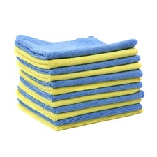 Microfiber Cleaning Cloth-12 Pack-14x14 inches-Lint Free-Streak Free