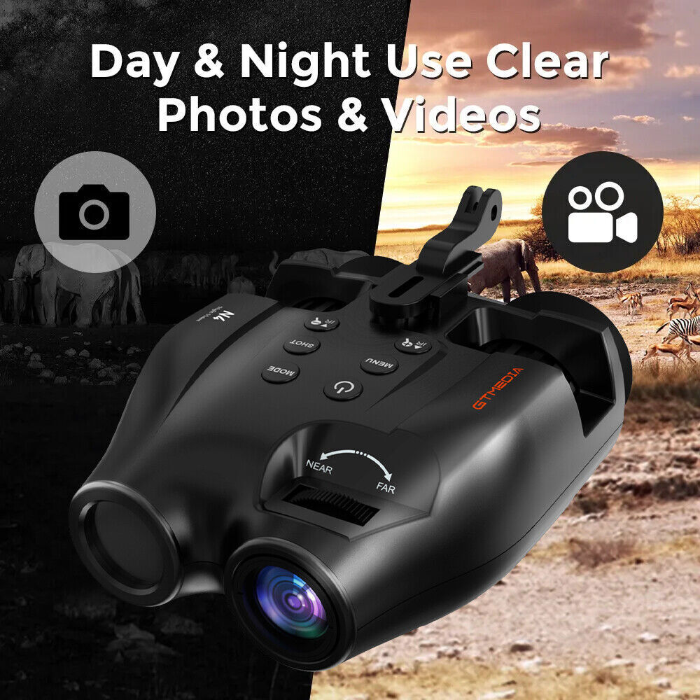 Head Mounted Night Vision Goggles Rechargeable Hand Free Night Vision Binoculars