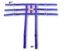 RACERDIRECT JUNIOR DRAGSTER LEG CONTAINMENT NET , WRAP TO CHASSIS STYLE , PURPLE