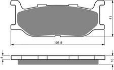 Brake Disc Pads Front R/H