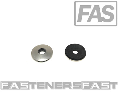 #ad 100 1 4 x 3 4 OD Stainless Steel Washer EPDM Neoprene Rubber Backed Large OD $16.65