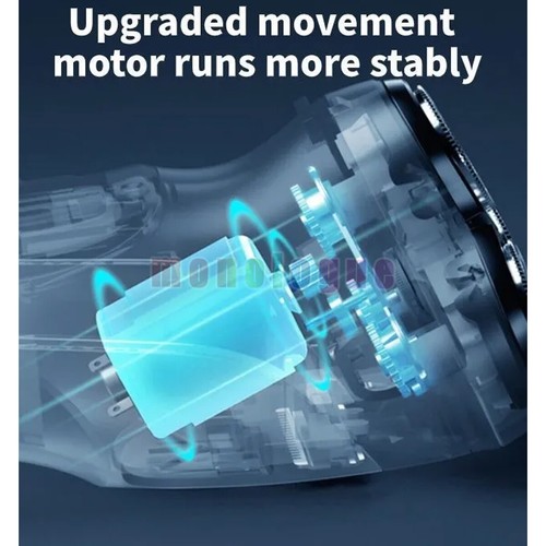 Men's Razor Rotary Waterproof Electric Shaver Pop-Up Trimmer Wet Dry Cordless US - Picture 20 of 36