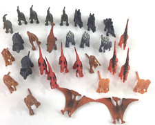 30 Mini PVC Dinosaur Figures Cake Cupcake Topper Jurassic Miniature Multiples