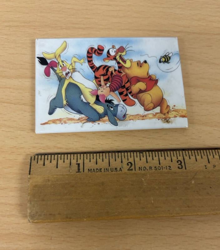 Winnie the Pooh & Friends Scared of Bee Magnet - 1996 Disney