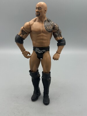WWE The Rock Best Of Pay Per View Wrestlemania 27 Wrestling Action Figure Mattel