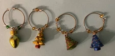 Christmas Wine Glass Charms 4.  P2