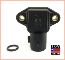 Brand New 4 Bar Map Turbo Pressure Sensor For Honda CIVIC CRX SIR B16A D16A D15B