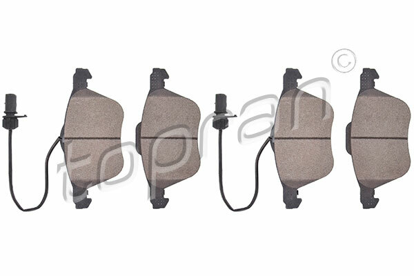 Plaquettes de frein avant Seat Alhambra VW Sharan T4 reference 7M3698151A
