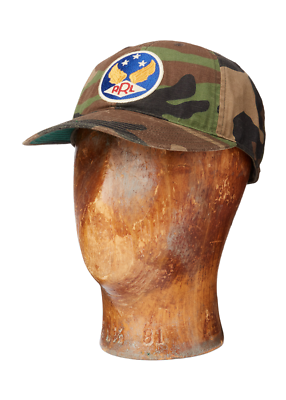 Ralph Lauren RRL Winged Logo Flight Inspired Cotton Camo Baseball