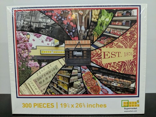 South Square Market Supermarket Philadelphia 300 Piece Jigsaw Puzzle - Sealed - 第 1/3 張圖片