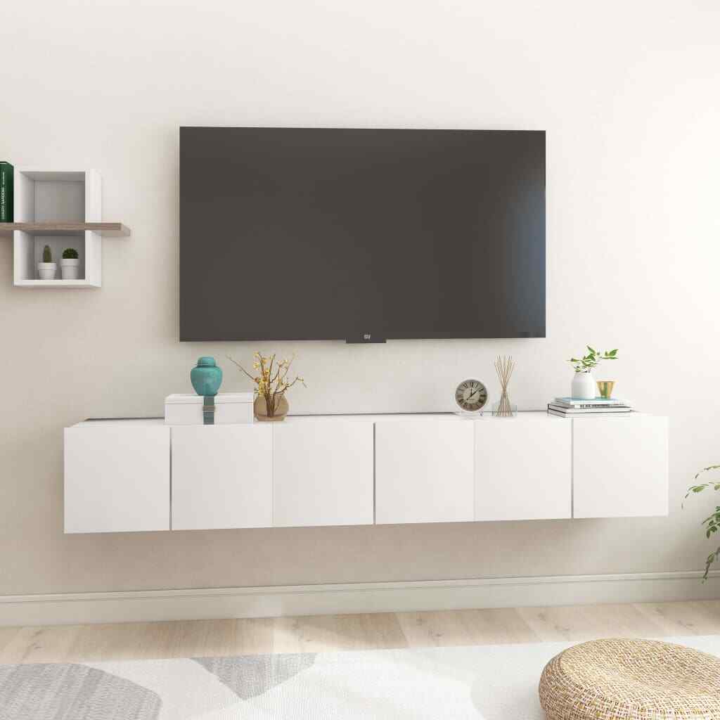 Mueble de TV Colgante Armario Flotante Centro de Entretenimiento Salón vidaXL