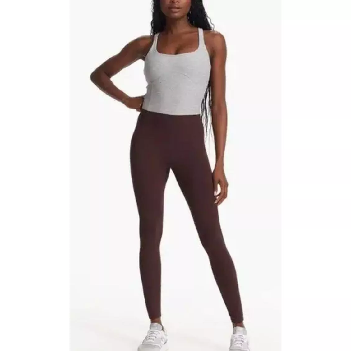 vuori colorblock corset activewear padded bra 