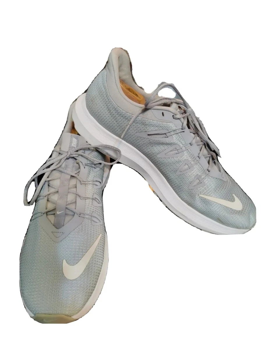 Quest Running Shoes Wolf Grey Pure Platinum White Mens Size 13 eBay