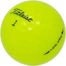 48 Titleist Tour Soft Yellow Used Golf Balls, Near Mint Condition, AAAA Quality