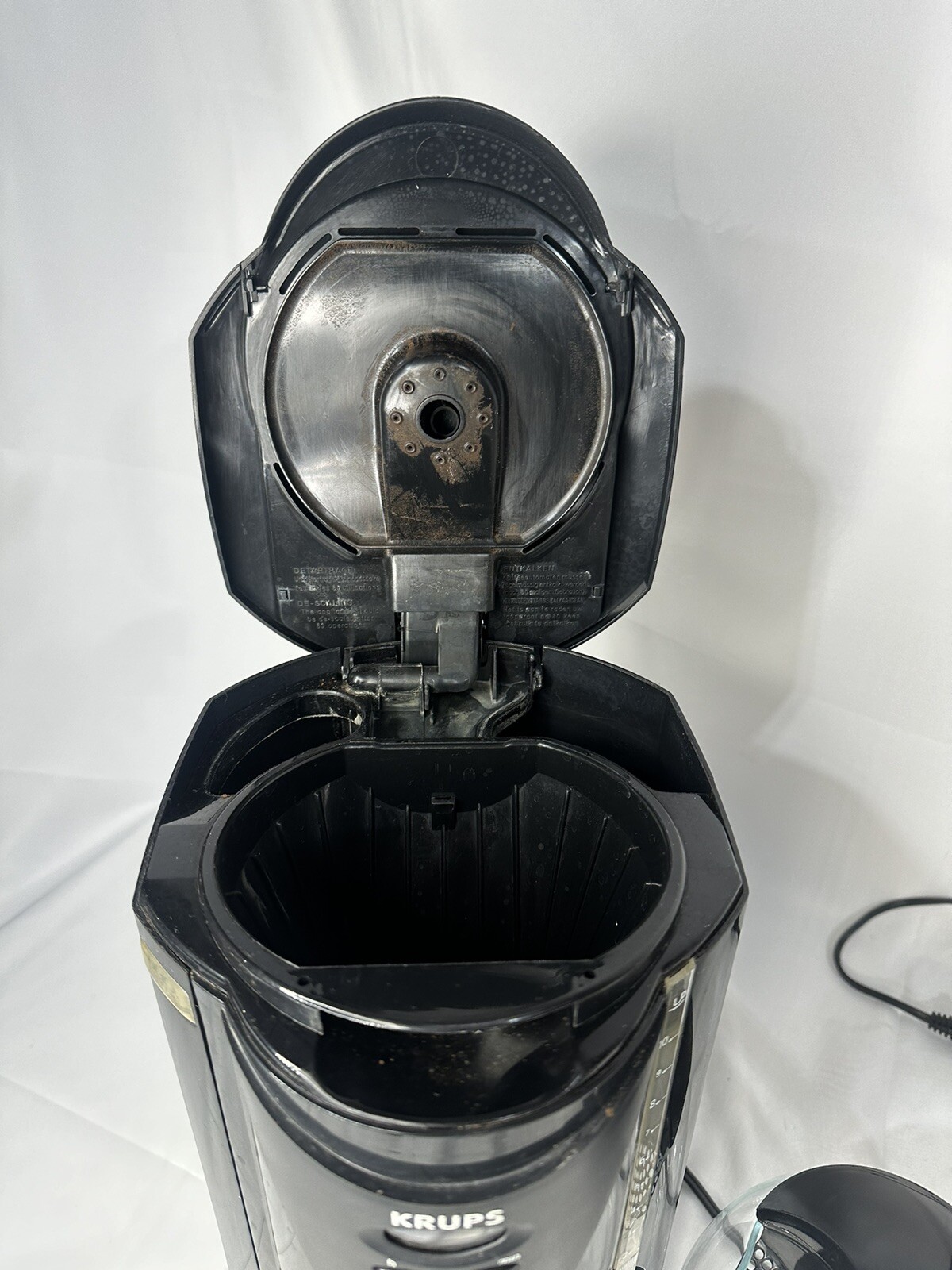 Krups Duo Filter Coffee Maker 10 Cup Black Model 467 Glass eBay