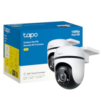 1080p Full HD Schwenk/Neige WiFi Outdoor Überwachungskamera, 360° Smart