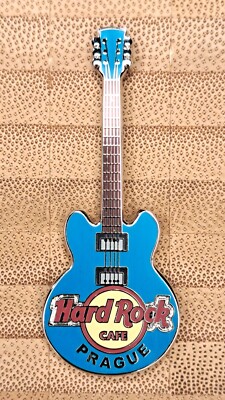 HRC Hard Rock Cafe - Core Guitar - PRAGUE blue - Flat without Scratchplate