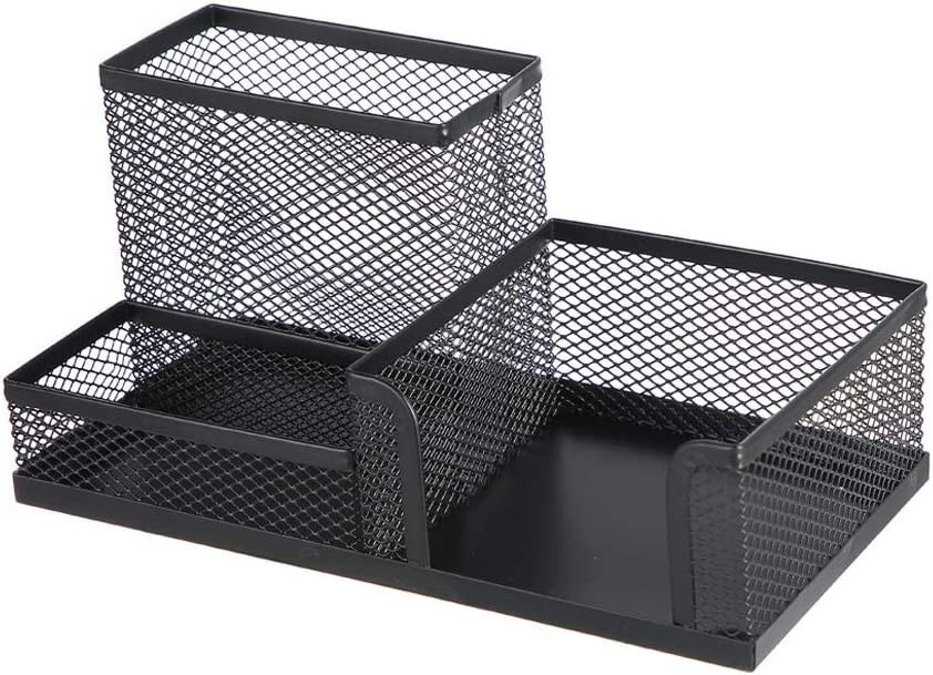 Marbrasse Desk Organizer with 3 Drawer, Multi-Functional