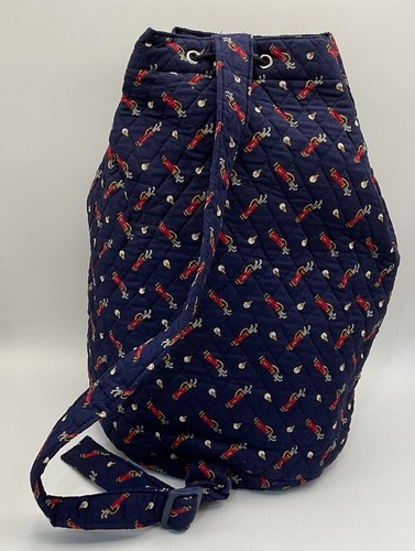 Vera Bradley Carrie Sling Rucksack Handtasche Golf Navy Blau Golf - Bild 5 von 6