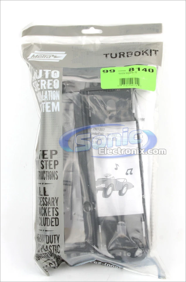 Metra 99-8140 单 DIN 安装仪表板套件适用于精选 1989 - 02 丰田卡车 — 第 3/3 张图片