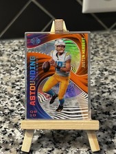Justin Herbert RC Rookie 2020 Astounding Orange SP Acetate