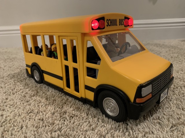 playmobil school bus toy