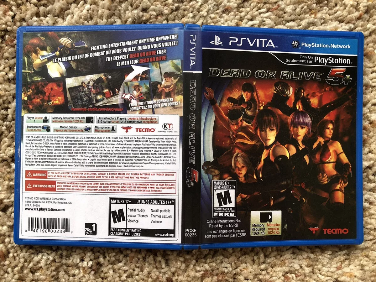 Dead Or Alive 5+ ( Replacement Art Cover & Case Only, NO GAME