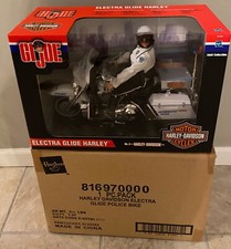 【未使用】TOMY G.I. Joe Electra Glide Harley G.I. Joe Electra Glide Harley-Davidson Motorcycle and 12