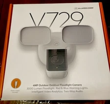 Alarm.com V729 4MP Outdoor Floodlight Camera w/ 2-Way Audio - 3000 Lumens