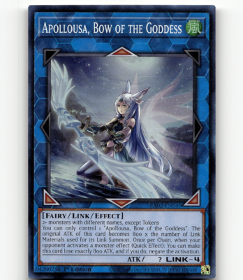 Yugioh Apollousa, Bow of the Goddess (Alternate Art) 25th Anniv Yugioh Apollousa, Bow of the Goddess (Alternate Art) 25th Anniv