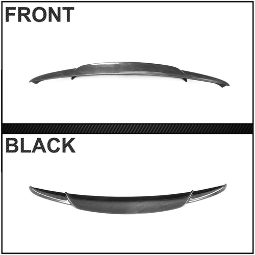 Fit For Jaguar XE XEL X760 2016-18 REAL Carbon Fiber Rear Trunk Spoiler Wing Lip - Picture 10 of 11