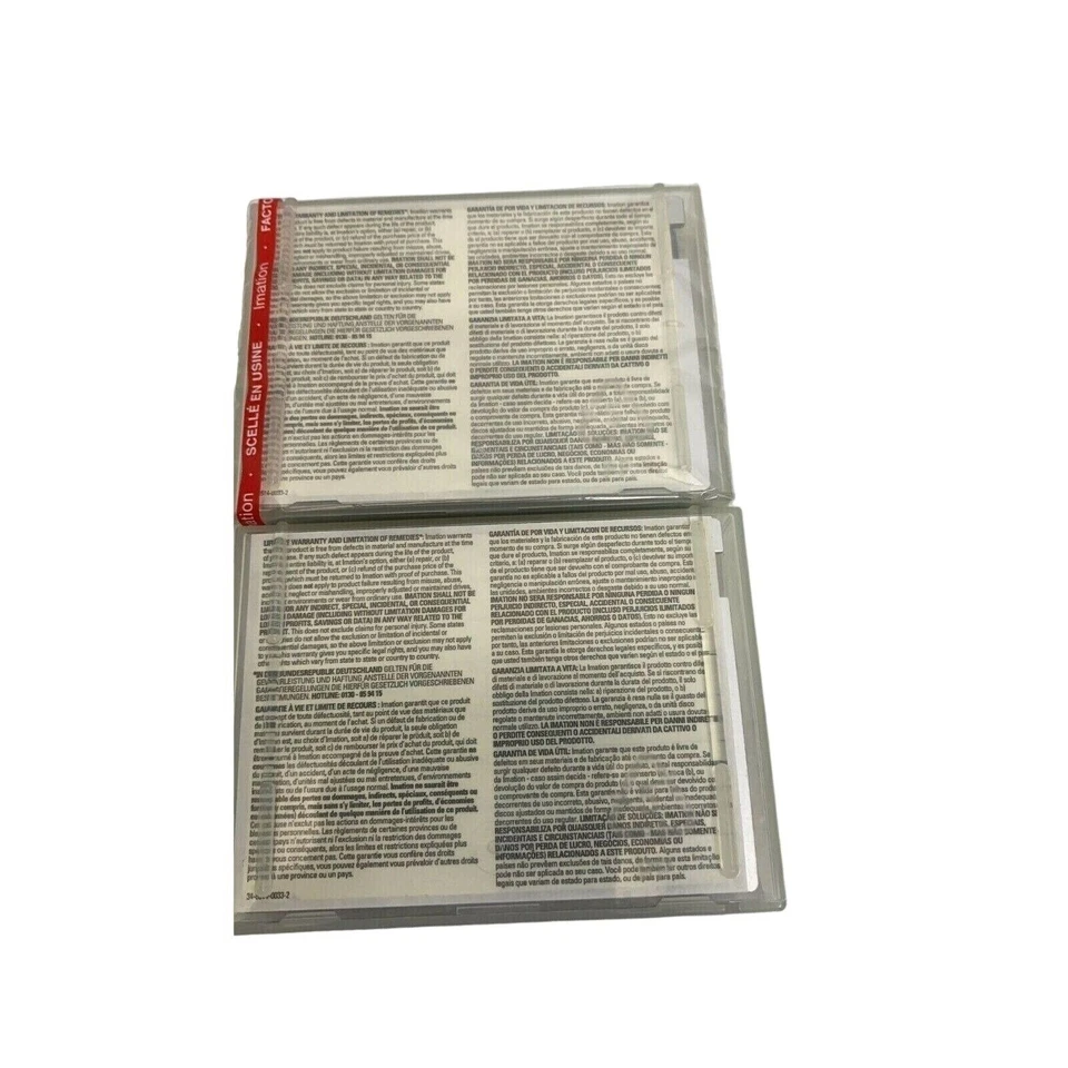 Lot of 2 Cartridge Tape Imation DC2120, 240MB Compressed / 120MB Uncompressed - Image 2 of 2