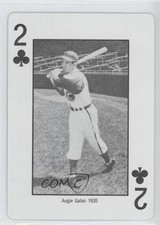 1985 Hey Hey Cubs Jack Brickhouse Playing Cards Augie Galan #2C 0a3
