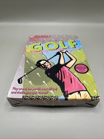 Bandai Golf Challenge Pebble Beach Nintendo NES Game Tested No Manual