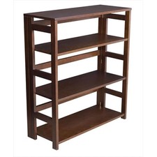 Regency FF3430MW 34 In. High Folding Bookcase - Mocha Walnut