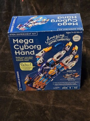 THAMES & KOSMOS MEGA CYBORG HYDRAULIC HAND STEM EXPERIMENT KIT-Sealed