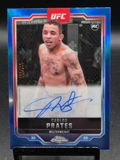 2025 TOPPS CHROME CARLOS PRATES RC AUTO BLUE 66/150 #CRA-CP