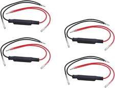 4PCS Motorcycle Resistor, 12V 10W Turn Signal LED Load Resistor Flash Blinker Fi