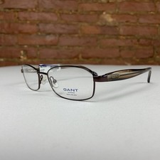 GANT GA4451 Q11 GW Prim Brown Women Eyeglass Frames 52-17-135 NWT Demo Lenses