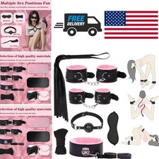 BDSM Bondage Kit 8 Pieces Pink Perfect Gift for Couples Exploring New Pleasures