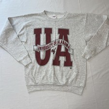 Vintage 90s Alabama Crewneck Sweatshirt Bama Crimson Roll Tide Sweatshirt